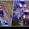 FOTO: Săltat de polițiști, azi-noapte, pe Bulevardul Unirii! Ar fi împușcat un tânăr cu un pistol cu aer comprimat, după un conflict la Insulă