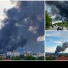 Ultima oră! Incendiu puternic în Bacău. A luat foc un depozit de mase plastice – UPDATE