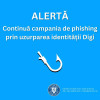  Alertă!SE AMPLIFICĂ campania de phishing folosind identitatea DIGI Romania