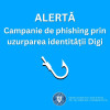 Atenționare din parte instituțiilor  statului: Campanie de phishing în care se folosește identitatea DIGI Romania 
