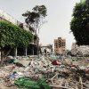 Jafuri spectaculoase în Gaza. Grupuri armate au aruncat în aer camerele de protecție ale băncilor și au furat banii din seifuri