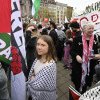Proteste la Malmo, înainte de a doua semifinală Eurovision 2024. Greta Thunberg s-a alăturat miilor de demonstranți pro-palestinieni