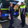 Un cățel pierdut de proprietari în urmă cu doi ani a fost găsit întâmplător de polițiștii de la Protecția animalelor