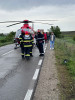 Accident rutier în Gratia / Un bărbat a fost preluat de elicopterul SMURD și transportat la spital