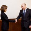 (foto) Trăian Băsescu, la Chișinău, în plină campanie pentru europarlamentare: A avut o discuție și cu Maia Sandu