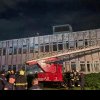 Incendiu la Casa Radio din capitală: 12 echipaje de pompieri au luptat pentru stingerea focului