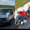 Tragic accident la Milești: Un motociclist a murit pe loc, după ce s-a lovit cu un Ford Transit. Nu i-ar fi cedat trecerea