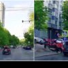 (video) Momentul în care un ATV se răstoarnă de câteva ori, după ce se izbește violent de o mașină oprită la trecerea de pietoni