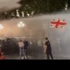 (video) Proteste violente în capitala Georgiei: Forțele de ordine au folosit tunuri cu apă, gaze lacrimogene și gloanțe de cauciuc
