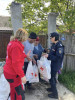 Mehedinți: Crucea Roșie și jandarmii au ajuns cu ajutoare la familii vulnerabile
