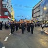 Procesiune cu făclii pe străzile din Târgu Jiu