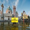 Protest Greenpeace în Karlsplatz, Viena: „Nu distrugeți Marea Neagră!”