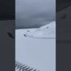 (VIDEO) Un nou strat de zăpadă la Rânca