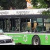 Autobuz STP avariat grav de către un utilaj care lucra la loturile de mobilitate, din Alba Iulia