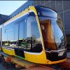 Primul tramvai Bozankaya, din seria galbenă, e pe drum spre Timișoara. E în vamă!