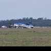 Antonov AN-2, răsturnat pe un câmp din Buzău. Piloții au avut probleme la aterizare