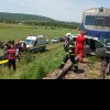 (AUDIO/FOTO) Accident feroviar în comuna Scobinți din județul Iași