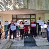 Botoşani: Protest la sediul Agenţiei pentru Protecţia Mediului faţă de discriminările salariale din sistemul bugetar