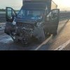 Accident pe Autostrada București – Pitești. O autoutilitară a lovit un parapet