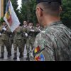 Ceremonie de înmânare a armamentului individual pentru noii soldați gradați profesioniști la garnizoana Turda