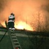 Incendiu puternic în Sighetu Marmației. O casă a luat foc