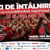 Fanii handbalului sunt așteptați azi pe Pietonal la o întâlnire cu echipa de suflet a bistrițenilor: vicecampioana europeană CS Gloria 2018