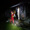 Anexa unei case s-a făcut scrum după ce a fost cuprinsă de flăcări