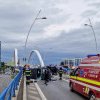 Accident rutier deosebit de grav pe Podul Basarab din București: 7 victime, transportate la spital / Traficul rutier este blocat