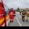 Accident teribil în Vaslui: O maşină şi două motociclete au fost implicite, una dintre motociclete a luat foc - Sunt mai multe victime