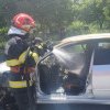 Explozie în parcare, bărbat ars de viu în propria mașină