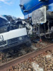 FOTO | Accident mortal în această dimineață - O mașină plină de oameni a fost spulberată de tren