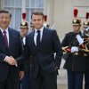 Gestul controversat făcut de Emmanuel Macron când l-a primit Xi Jinping la Palatul Elysee/ FOTO