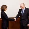 Maia Sandu, întrevedere cu fostul președinte Traian Băsescu: A avut mereu și continuă să aibă încredere în puterea noastră