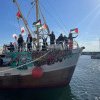 O navă care transportă ajutoare umanitare către Gaza s-a oprit la Malmo, în plin Eurovision