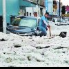 VIDEO Gheață de un metru pe străzile din Mexic, după o furtună cu grindină