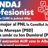 (P.E.) Sondaj CURS în Alba: Declin major al PNL la CJ. Corneliu Mureșan (PSD), umăr la umăr cu Ion Dumitrel. AUR, în scădere!
