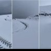 VIDEO: A nins pe DN 67C – Transalpina. Șoseaua rămâne închisă, între Rânca și Obârșia Lotrului