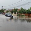 Gospodării inundate în Buzău, după ploaia din această seară
