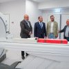 Secretarul de stat al ministerului Sănătății, Alexandru Rogobete, alături de președintele Ion Mînînză în vizită de lucru la spitalele din Argeș. Va fi construit un Centru de Radioterapie la Pitești!