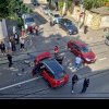 Constanta: Carambol pe strada Mihai Viteazu! Trei masini s-au ciocnit - o persoana a fost ranita (GALERIE FOTO)
