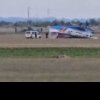 In Buzau: Aeronava implicata in accidentul de astazi, a capotat in timpul rulajului, dupa aterizare