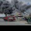 Incendiu puternic la o hala in judetul Suceava. A fost transmis mesaj RoAlert