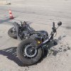 Un tânăr motociclist a ajuns la spital după ce a fost lovit de o mașină în zona stadionului din Timișoara