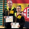 Doi buzoieni, tată și fiică, la Campionatul European de Shitu Ryu din Germania