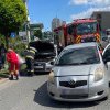 Accident pe strada Frunzișului din Cluj-Napoca! O femeie și un copil de 5 ani, transportați la spital - FOTO