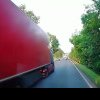 Acest șofer de TIR filmat pe drumul Cluj - Oradea trebuie identificat și oprit. Altfel oameni nevinovați vor ajunge la cimitir! VIDEO