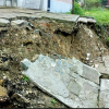 Alunecare de teren pe strada Nicolae Moldoveanu din Cluj din cauza unor lucrări. Pompierii clujeni, solicitați să intervină
