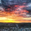 Clujul, scăldat în flăcările asfințitului! Apus de soare spectaculos FOTO/VIDEO MEMORABILE