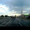 Cu căruța în față la Metro Cluj, pe drumul european! A traversat 4 benzi fără să arunce nicio privire în jur. ”Tot el injură si arată cu degetul!” VIDEO