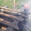 Incendiu la un atelier de prelucrare a lemnului într-o localitate din Cluj! Totul a pornit de la o defecțiune la instalația electrică - FOTO